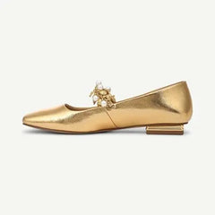 Franco Tinsley Charm Mary Jane Flat