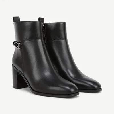 Franco Valya Block Heel Bootie