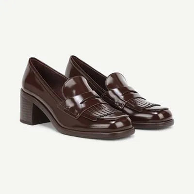 Franco Elian Block Heel Loafer